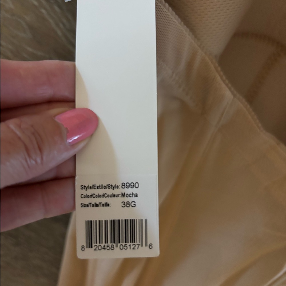 Dominque Strapless Longline Shaping Bustier Mocha #8990 Sz 38G NWT - Picture 8 of 11